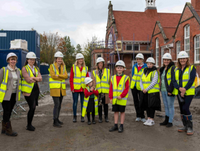 Image of parents at Ysgol Gymraeg Y Trallwng open day