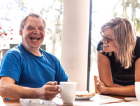 Image of woman with a vulnerable man