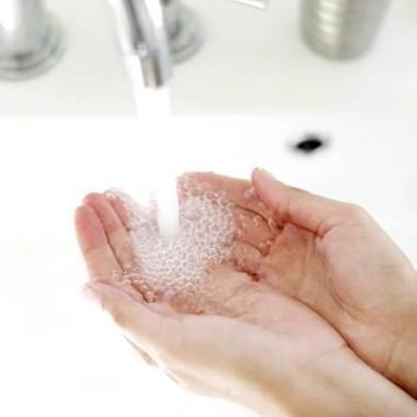 Image of washing hands